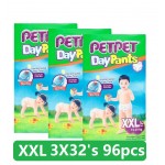 PetPet Day Pants XXL 3 x 32's (96pcs) Disposable Diaper Pants